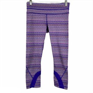 Lululemon Inspire Crop Leggings Space Dye Twist Ir‎